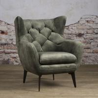 Tower Living Fauteuil 'Bomba' Velvet, kleur donker groen - thumbnail