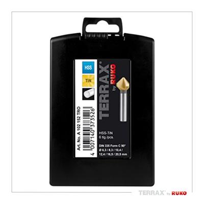 RUKO A102152TRO Kegelverzinkboorset 6-delig 6.3 mm, 8.3 mm, 10.4 mm, 12.4 mm, 16.5 mm, 20.5 mm HSS TiN 1 set(s)