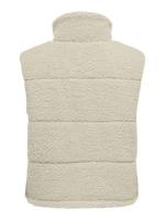 Only Onlsandra Teddy Waistcoat Life Otw Noos Gilets Pumice Stone - thumbnail