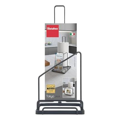 Metaltex tokyo line keukenpapierhouder 32x19x12 cm zwart