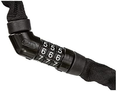 Abus cijfer kettingslot 4804c/75 zwart 110cm - thumbnail