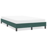 Bedframe zonder matras 120x220 cm fluweel donkergroen - thumbnail