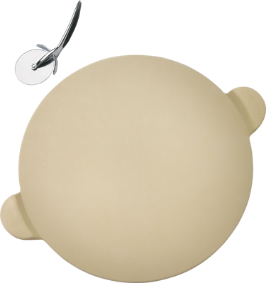 Napoleon Pro pizzasteen met pizzasnijder