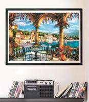 Clementoni puzzel balkonuitzicht op het Comomeer - 1000 stukjes - thumbnail