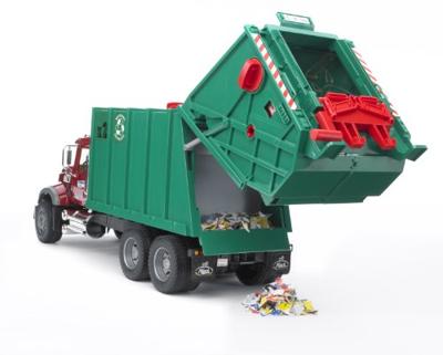 bruder MACK Granite vuilniswagen modelvoertuig