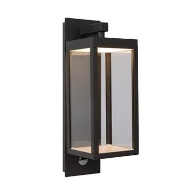 Lucide CLAIRETTE - Wandlamp Binnen/Buiten - LED - 1x13W 3000K - IP54 - Beweging & dag/nacht sensor - Antraciet Lucide CLAIRETTE - Wandlamp Binnen/Buiten - LED - 1x13W 3000K - IP54 - Beweging & dag/nacht sensor - Antraciet