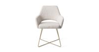 Jesper Home Eetkamerstoel 'Yanai' Cross Gold, kleur Pigeon - thumbnail