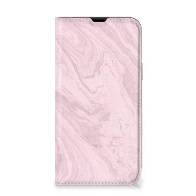 iPhone 13 | Standcase | Marble Pink - Origineel Cadeau Vriendin