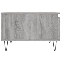 Salontafel 55x55x36,5 cm bewerkt hout grijs sonoma eikenkleurig - thumbnail