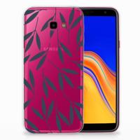 Samsung Galaxy J4 Plus (2018) | TPU Case | Leaves Blue - thumbnail