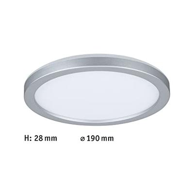 Paulmann 71004 P Atria Shine 11,2W 4000K 190mm ch mt Ks LED-plafondlamp 11.2 W Chroom (mat) Paulmann 71004 P Atria Shine 11,2W 4000K 190mm ch mt Ks LED-plafondlamp 11.2 W Chroom (mat)
