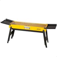 Barbecue Draagbare Aktive Staal 89 x 32 x 22 cm Geel - thumbnail