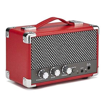 GPO Retro WESTWOODMINIRED Compacte retro Bluetooth speaker