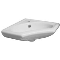 Horus Keramische Hoek-Fontein 35X35 cm Wit Aqua Splash - thumbnail