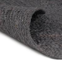 VidaXL Vloerkleed handgemaakt rond 240 cm jute donkergrijs - thumbnail