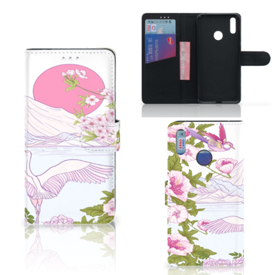 Huawei Y7 (2019) | Telefoonhoesje | Met pasjeshouder | Bird Standing