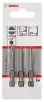 Bosch Accessoires Bit extra-hard S 0,5x3,0, 49 mm 3st - 2607001473 - thumbnail