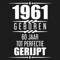 1963 Geboren 60 Jaar Tot Perfectie Gerijpt - Albaspirit Gastenboeken - Paperback (9789402145182) - thumbnail