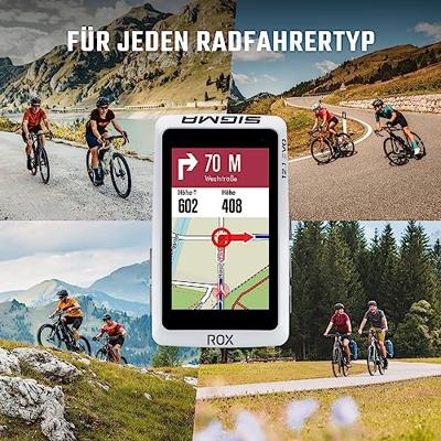 Sigma fietscomputer rox 12.1 evo white set met sensoren - thumbnail