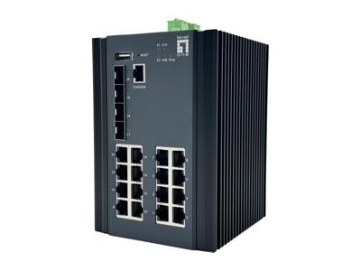 LevelOne IGU-2071 netwerk-switch Managed L2+ Gigabit Ethernet (10/100/1000) Zwart LevelOne IGU-2071 netwerk-switch Managed L2+ Gigabit Ethernet (10/100/1000) Zwart