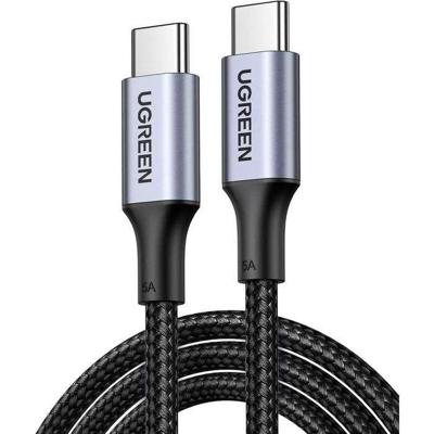 USB-C-kabel - UGREEN - Versterkte Type-C naar C-kabel - 1 m - 100W - Zwart