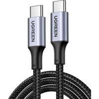USB-C-kabel - UGREEN - Versterkte Type-C naar C-kabel - 1 m - 100W - Zwart - thumbnail
