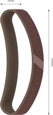 Bosch Accessoires 10 Banden 75x533 X440, 
Best for Wood+Paint , 180 - 2608607261