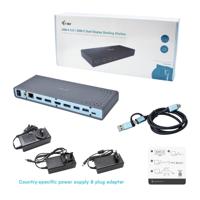i-tec I-TEC USB 3.0/USB-C 5K Dualdock USB-C dockingstation - thumbnail