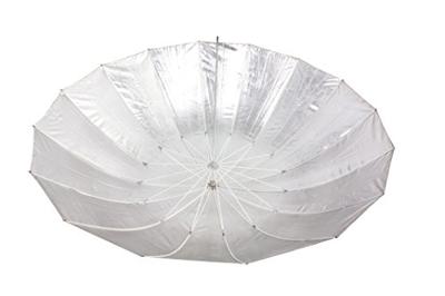 Bresser SM-09 jumbo paraplu 180cm zilver/ zwart