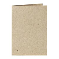 Correspondentiekaart Papicolor dubbel 105x148mm kraft grijs pak à 6 stuks - thumbnail