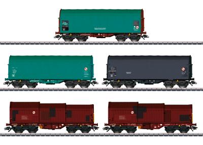 Märklin 46875 H0 Set NMBS goederenwagens, 5 stuks
