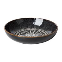 Pastabord Yara - zwart - ⌀21.7 cm - thumbnail