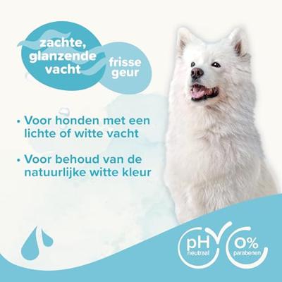 BEAPHAR SHAMPOO HOND WITTE VACHT 250 ML