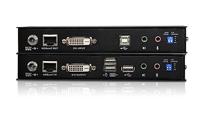ATEN CE620-AT-G Extender (verlenging) DVI, USB, RS232, Audio-Line-out, Microfoonaansluiting Via netwerkkabel RJ45 100 m - thumbnail