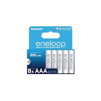 Oplaadbare batterijen PANASONIC ENELOOP AAA 800 mAh 8 szt (BK-4MCDE/8HH)
