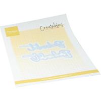 Marianne Design • creatables bedankt - thumbnail