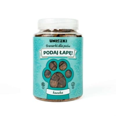 UNISZKI Podaj łapę Duck - traktatie voor hond - 150g