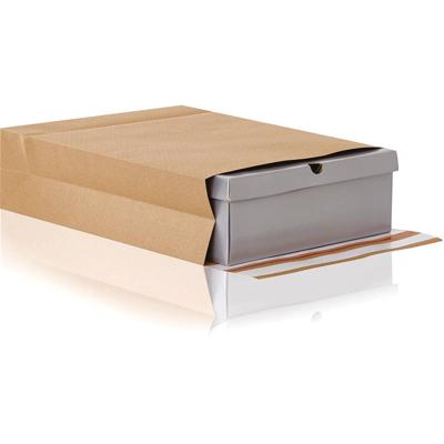 e-Green enveloppen met blokbodem, ft 350 x 450 x 80 + 100 mm, doos van 200 stuks e-Green enveloppen met blokbodem, ft 350 x 450 x 80 + 100 mm, doos van 200 stuks