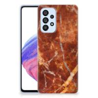 Samsung Galaxy A53 5G | TPU | Siliconen hoesje | Marmer Bruin - thumbnail
