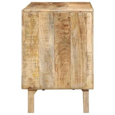 Tv-meubel 105x46x32 cm massief ruw mangohout