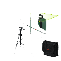 BOSCH PLL 360-1 G lijnlaser - Inclusief TT120 statief, beschermhoes, gebruikershandleiding en batterijen - thumbnail