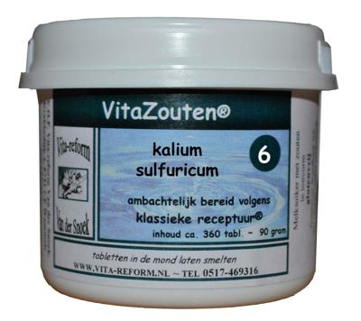 Vita Reform Vitazouten Nr. 6 Kalium Sulfuricum Vita Reform Vitazouten Nr. 6 Kalium Sulfuricum