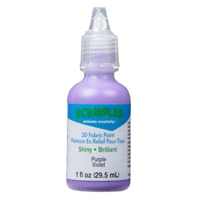 Scribbles • 3d textielverf glanzend 29,5ml paars
