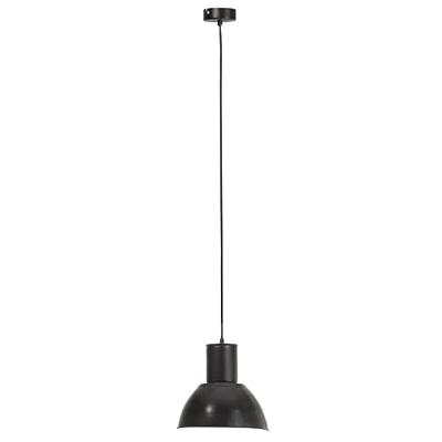 VidaXL Hanglamp rond 25 w e27 28,5 cm zwart