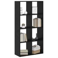 Boekenkast Zwart eiken 69.5 x 29 x 137.5 cm Bewerkt hout - thumbnail