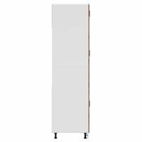 Keukenkast Porto bewerkt hout oud houtkleurig - thumbnail