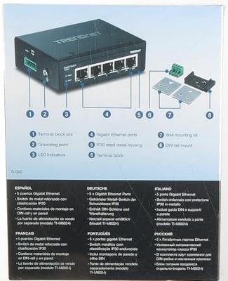 TrendNet 21.22.1185 TI-G50 Industrial Ethernet Switch TrendNet 21.22.1185 TI-G50 Industrial Ethernet Switch