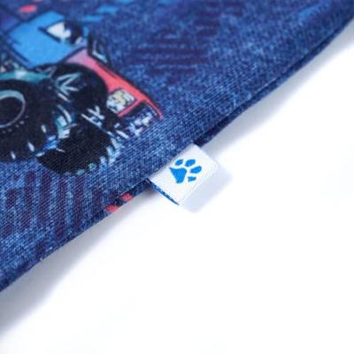 Kindershirt met monstertruckprint 116 gemleerd donkerblauw - thumbnail