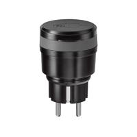 KlikAanKlikUit AGC2-3500R stekkerset buiten met 2 stekkers & afstandsbediening Schakelaar Zwart - thumbnail