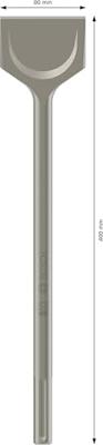 Bosch Professional Spadebeitel SDS-Max 400 x 80 mm - 2608690198 - thumbnail